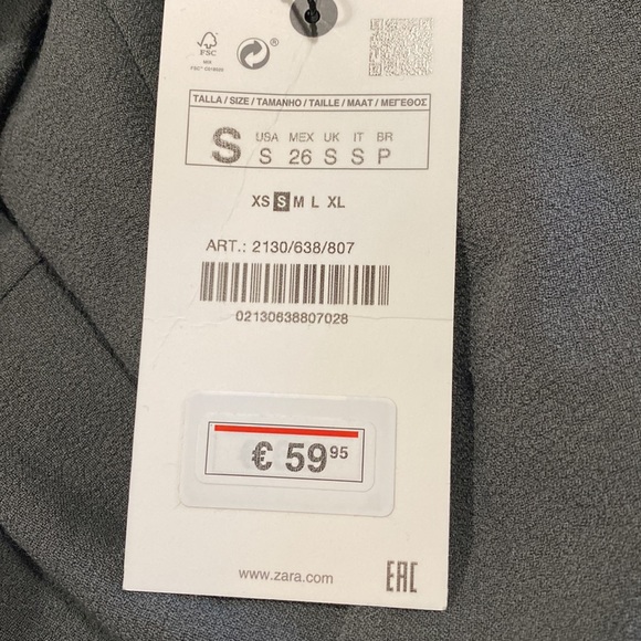 Zara Anthracite Grey Wool Limited Edition Midi - Picture 9 of 10